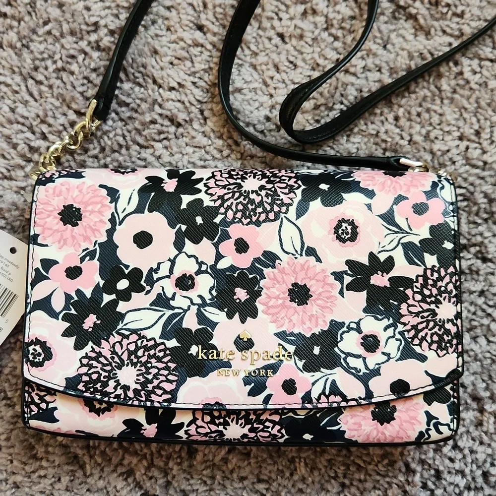 NWT Kate Spade ♠️ dahlia floral crossbody - Picture 4 of 7